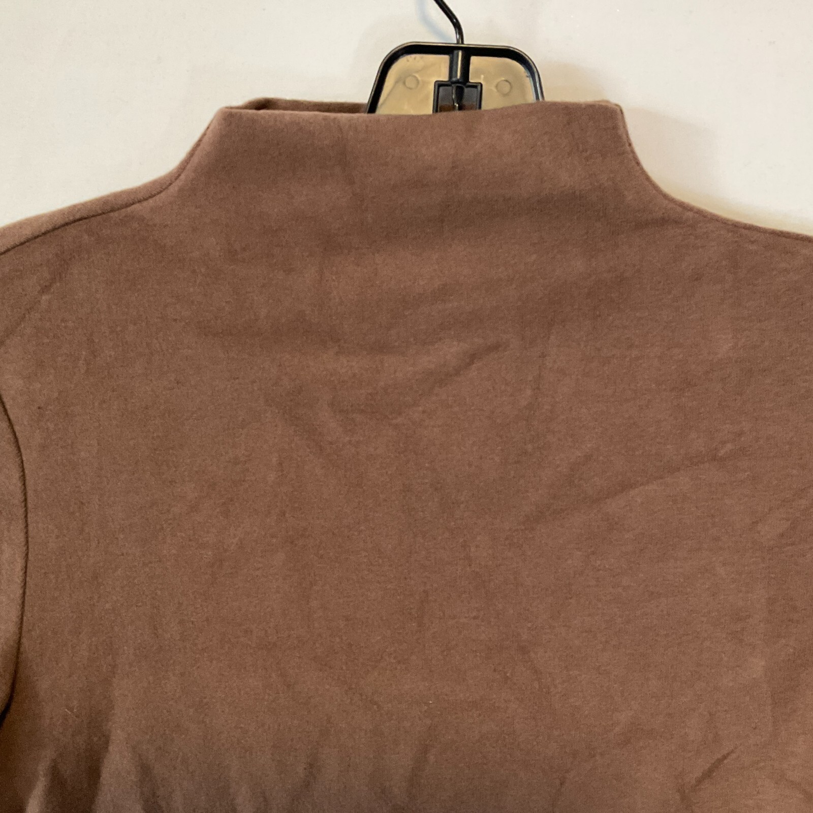 Oglmove Turtle Neck Sweater Womens Size Small Brown Long Sleeve Stretch
