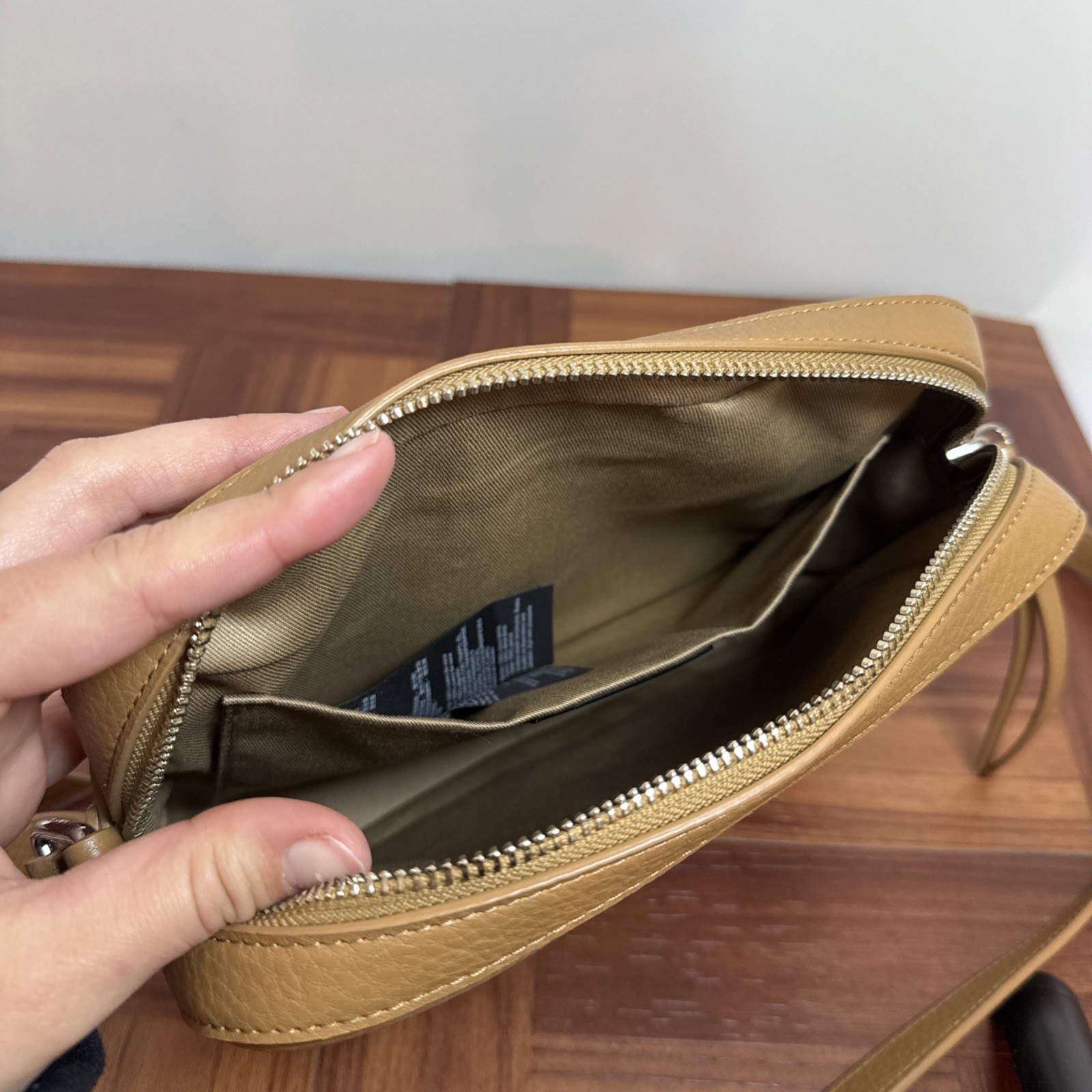 Allsaints Crossbody Purse – TAN – EXCELLENT CONDITION, Pre-Owned FREE S&H