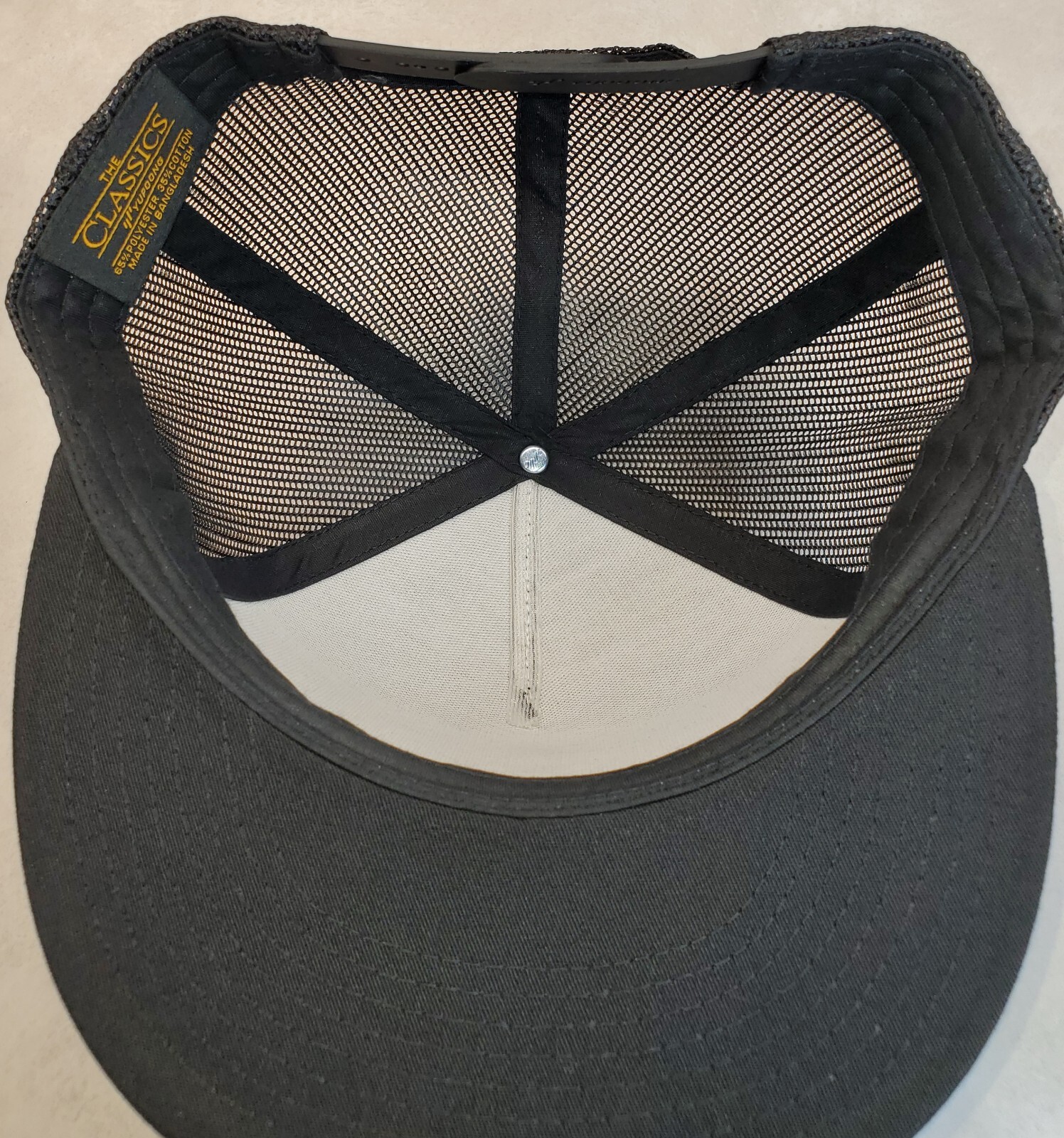 John Deere Patch Yupoong Trucker Hat / YP Classic 6006 Snapback Black/Black