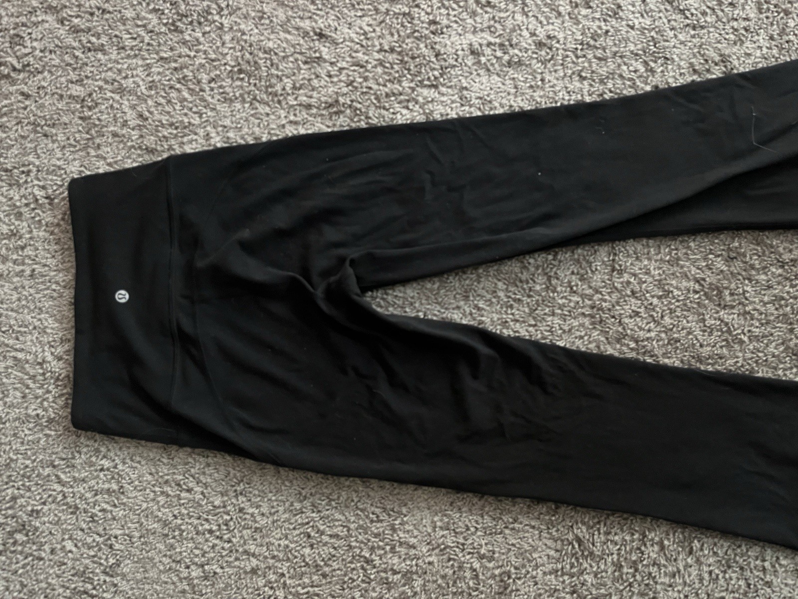 Lululemon Align Mini Flare Leggings Women Size 4 Black High Rise Yoga