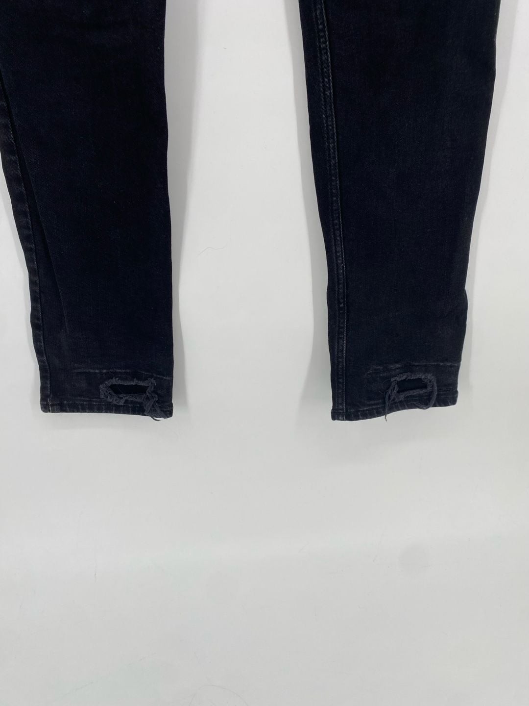Ksubi Chitch Boneyard Black Distressed Slim Jeans Size 33 inseam is 31”