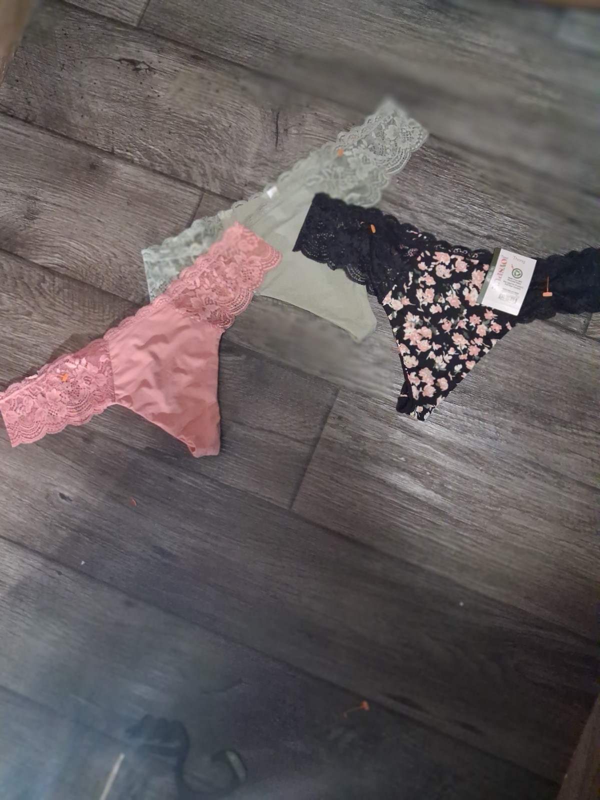 3 Pk Women’s Thongs Panties Size XL