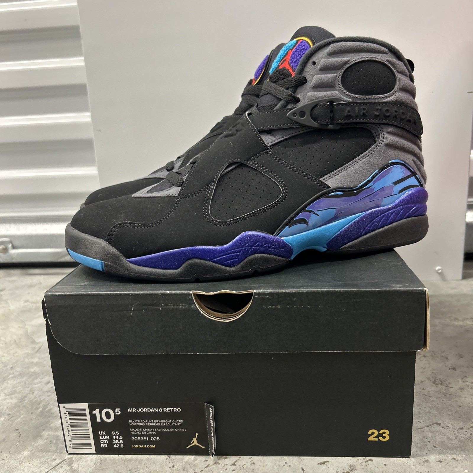 Nike Air Jordan 8 Retro “Aqua” 2015, Size 10.5 * BRAND NEW*