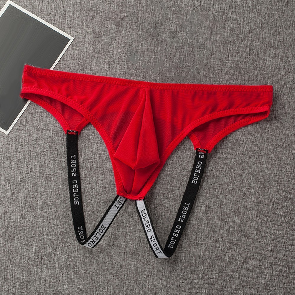 Mens Jock Strap Breathable Underwear Backless-Jockstrap Briefs Underpants Thong