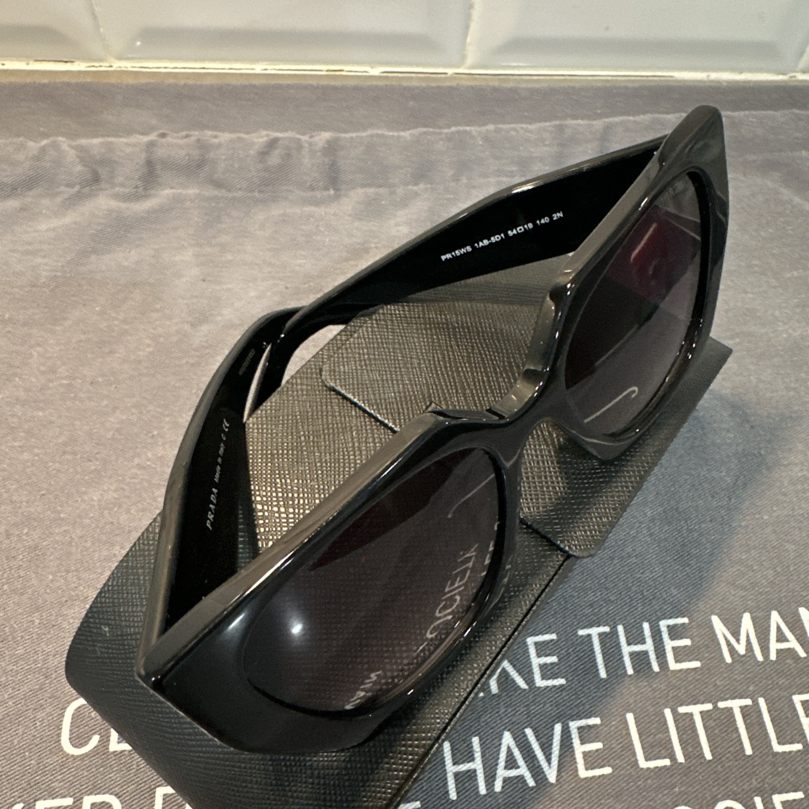 Prada Sunglasses PR15WS BLACK POLARIZED
