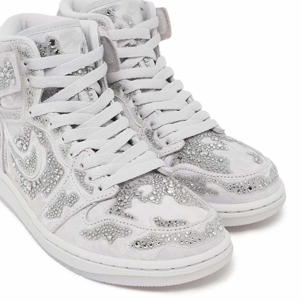 Swarovski x Air Jordan 1 High OG “Vast Gray” Womens HF6248-002