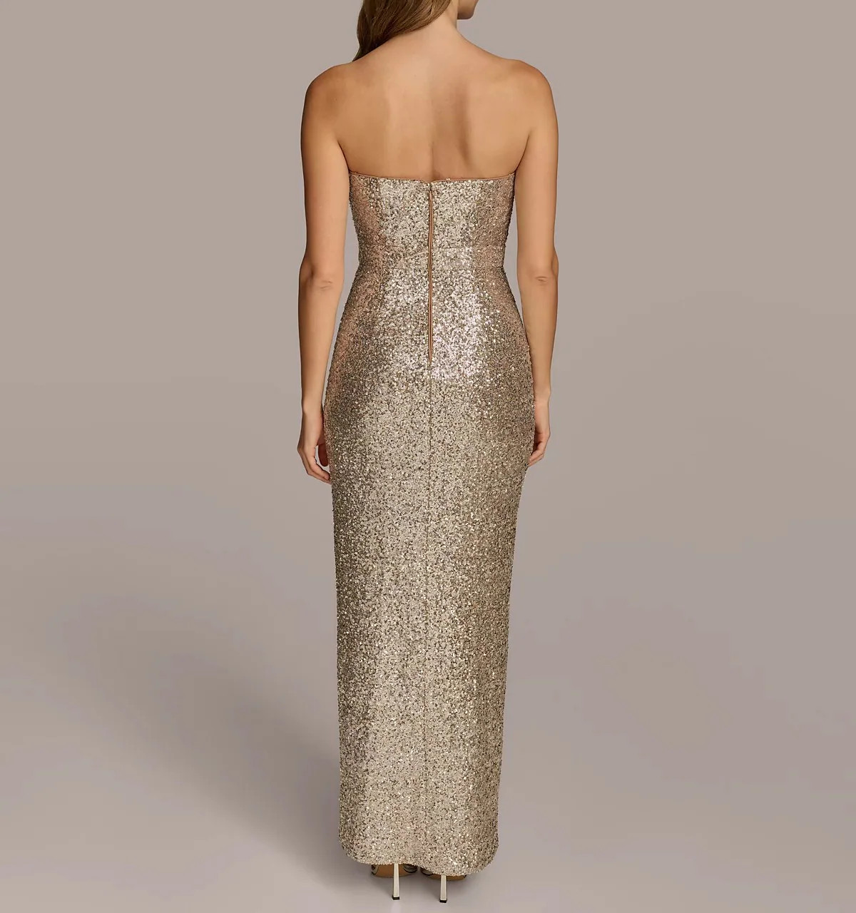 Donna Karan New York Women’s Strapless Sequin Gown MSRP 299