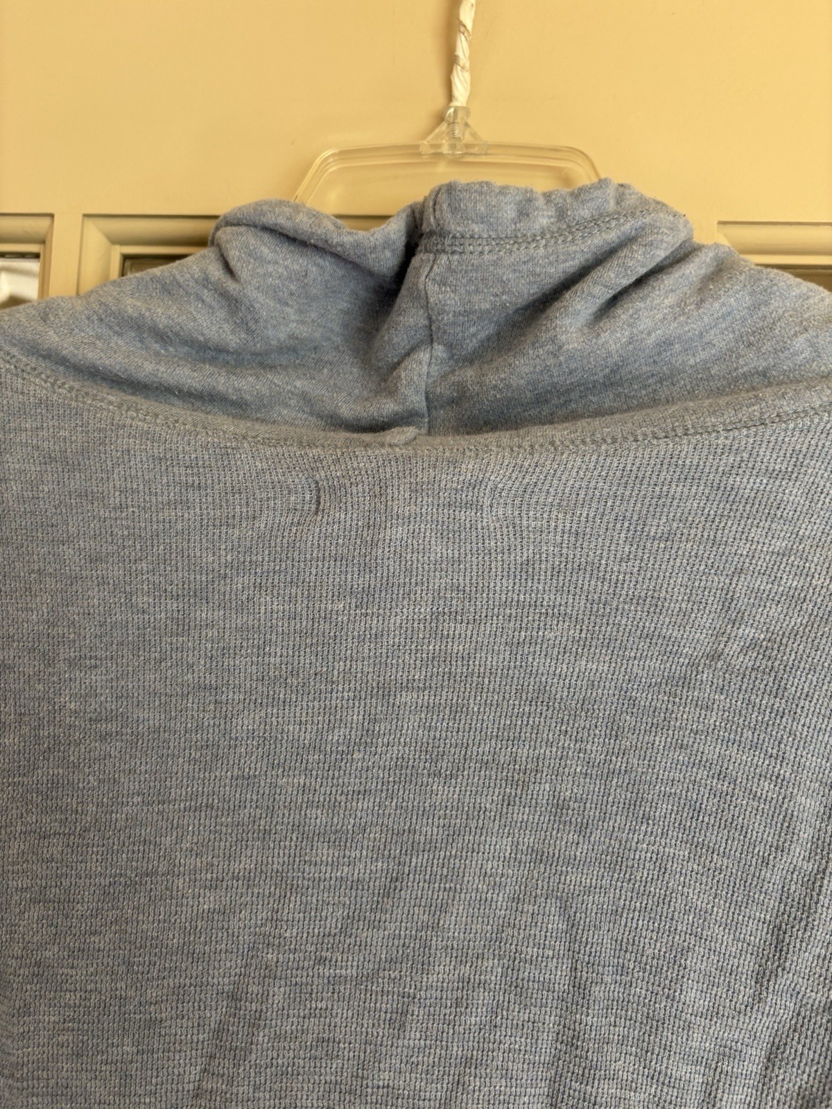 Women’s Blue Chaps cowl neck knit pullover size medium.No holes, stains,or pulls