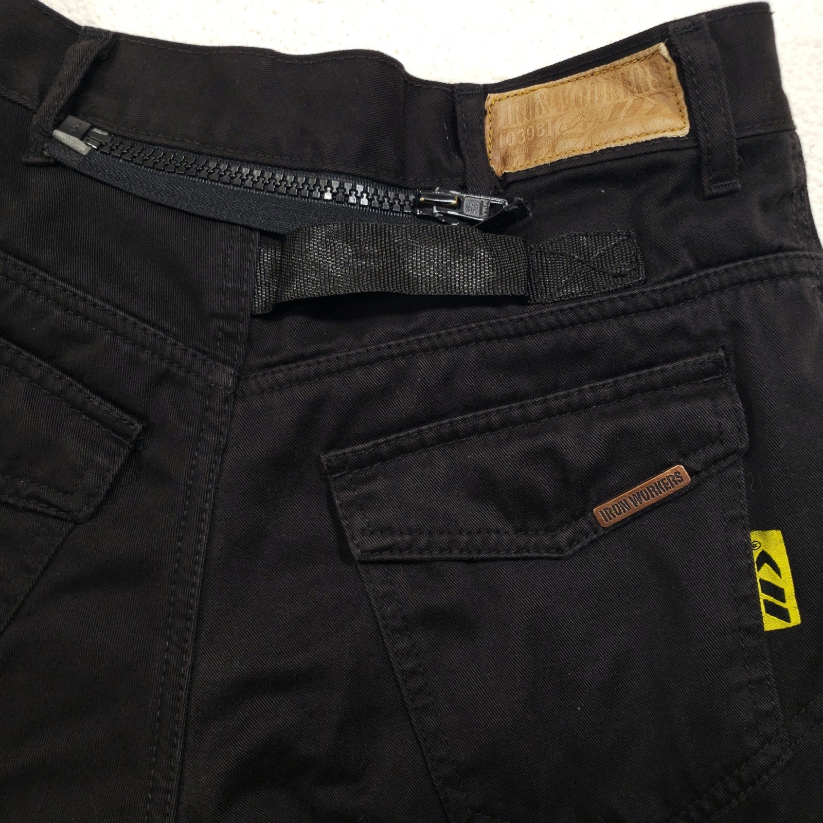 Bilt Iron Workers Cargo Pants Mens 30 Black Kevlar Reinforced Motorcycle Gear