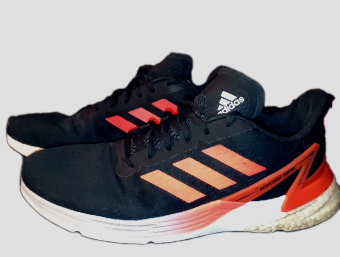 Adidas Men’s Response Super Boost Black/Orange Running Shoes size 11.5 FZ1975