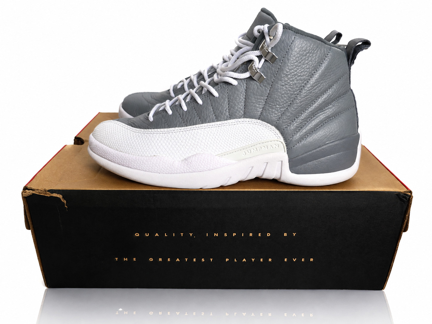 Jordan 12 Stealth 2022 Size 10.5 Og Box Slightly Used