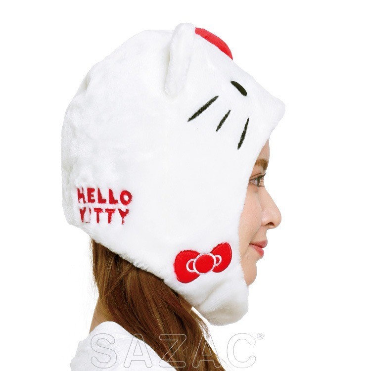 SAZAC Sanrio Hello Kitty Kigurumi Cap Costume Hat Cosplay Party BAN-212