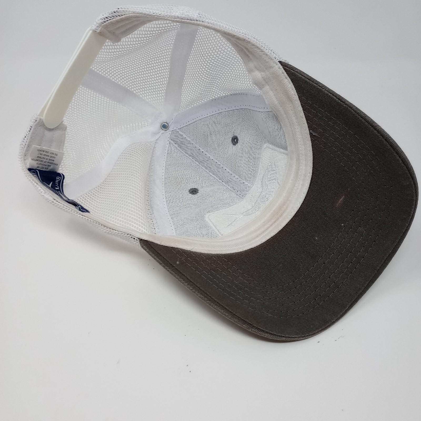 Southern Lure Mahi Mahi Logo White Mesh Back Adjustable Baseball Cap Hat