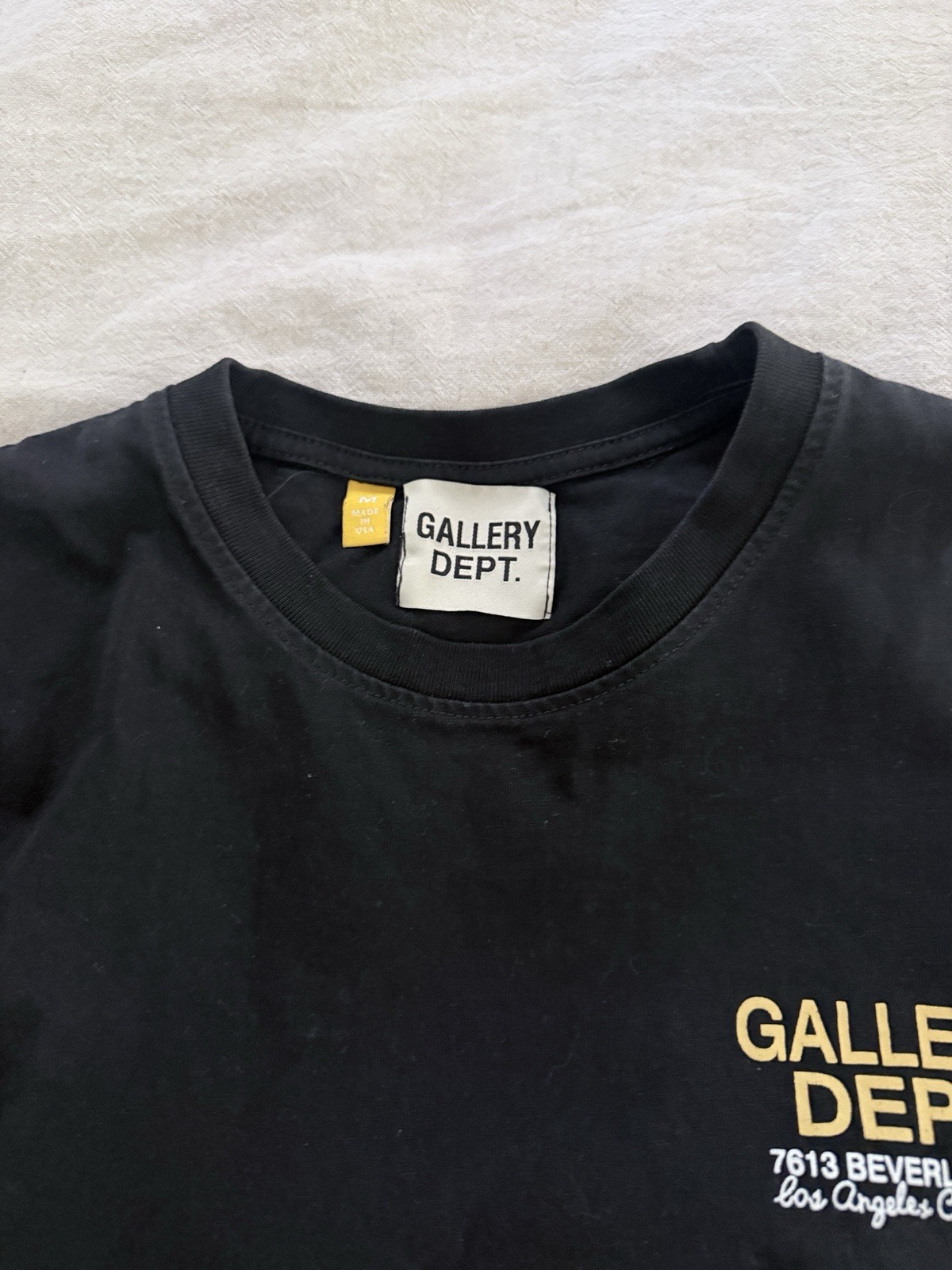 Gallery Dept. Men’s M Black Cars Graphic Logo Short Sleeve Crew Neck T-Shirt