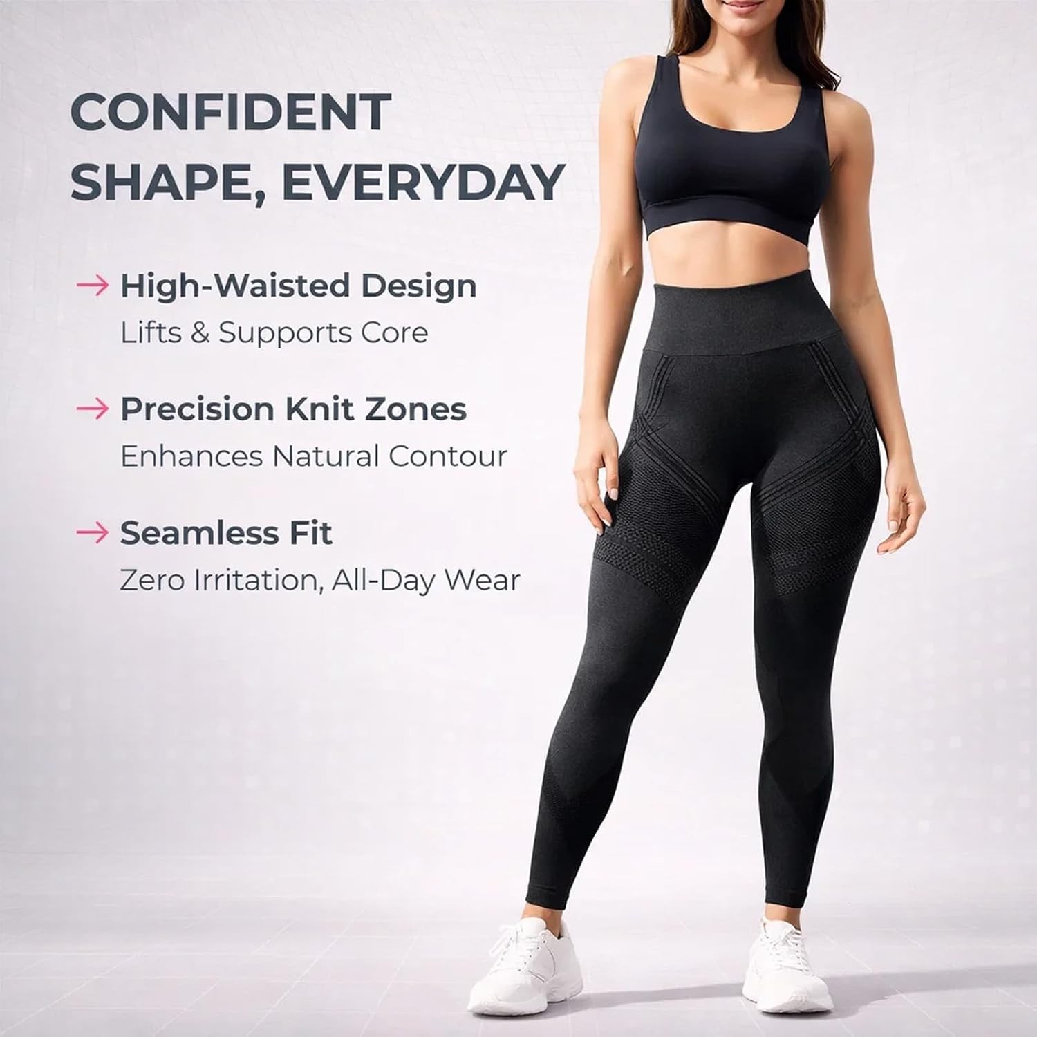 3D Anti Cellulite Leggings,High Waist 3D Metabolic Booster Leggings for Women