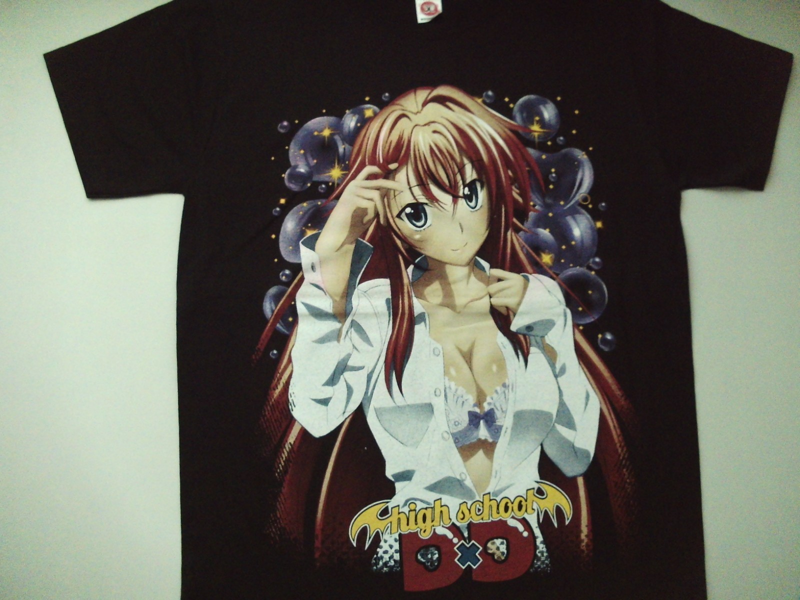 HENTAI ANIME T-SHIRT,MANGA OTAKU SENPAI SEXY WAIFU DOUBLE SIDED RIAS GREMORY