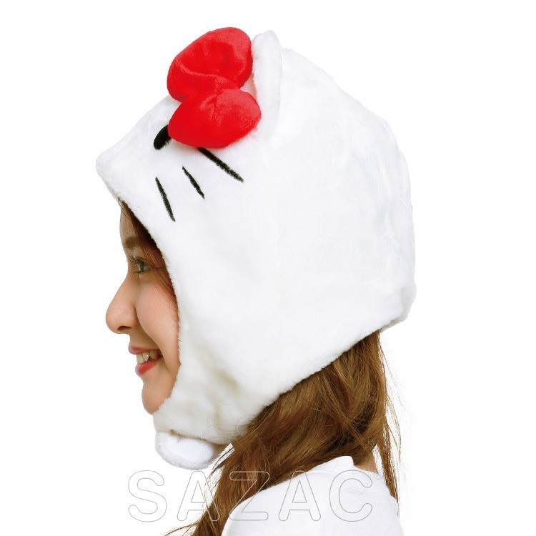 SAZAC Sanrio Hello Kitty Kigurumi Cap Costume Hat Cosplay Party BAN-212