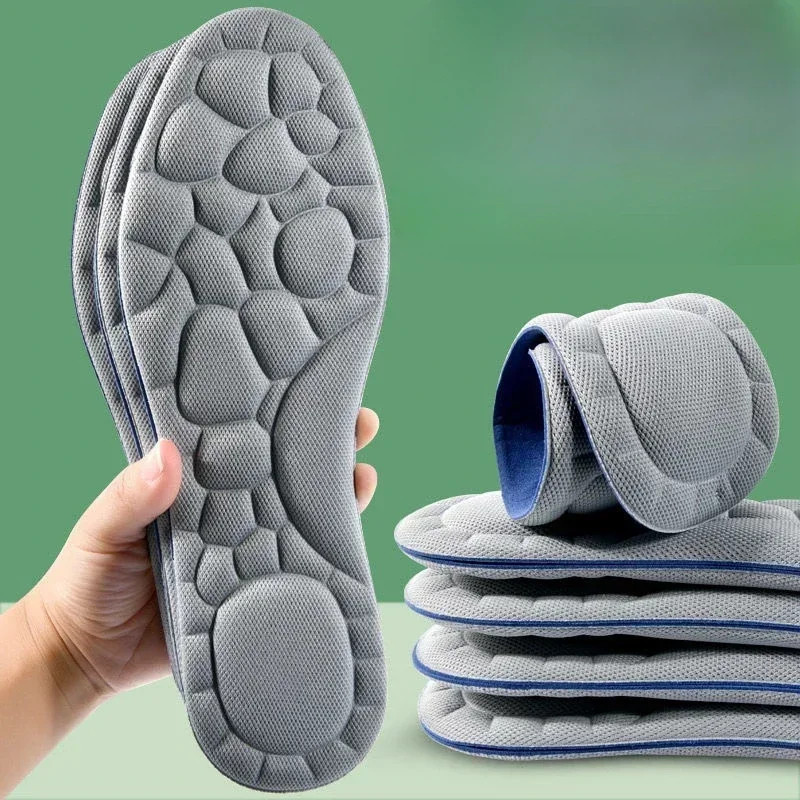 10/2PCS Unisex Massage Insoles Super Soft Sports Running Shoes Insole Arch Suppo