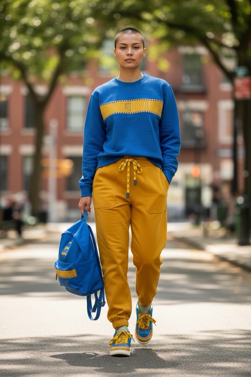 Berness Willow Blue Yellow Mustard Combo Multi Sneakers /8