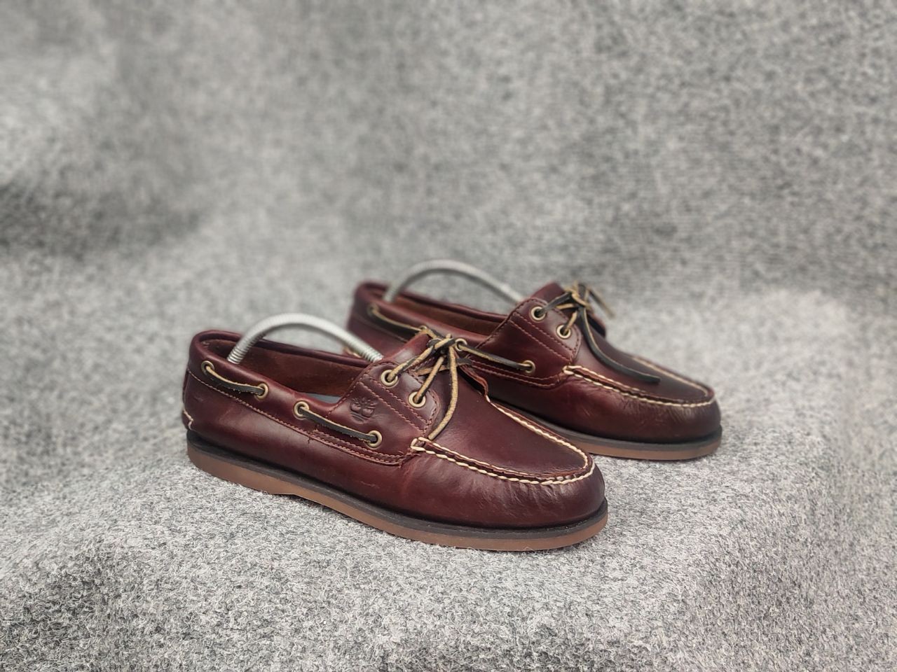Timberland Classic 2-Eye Boat Leathe Shoes mens topsiders in brown Vintage Style