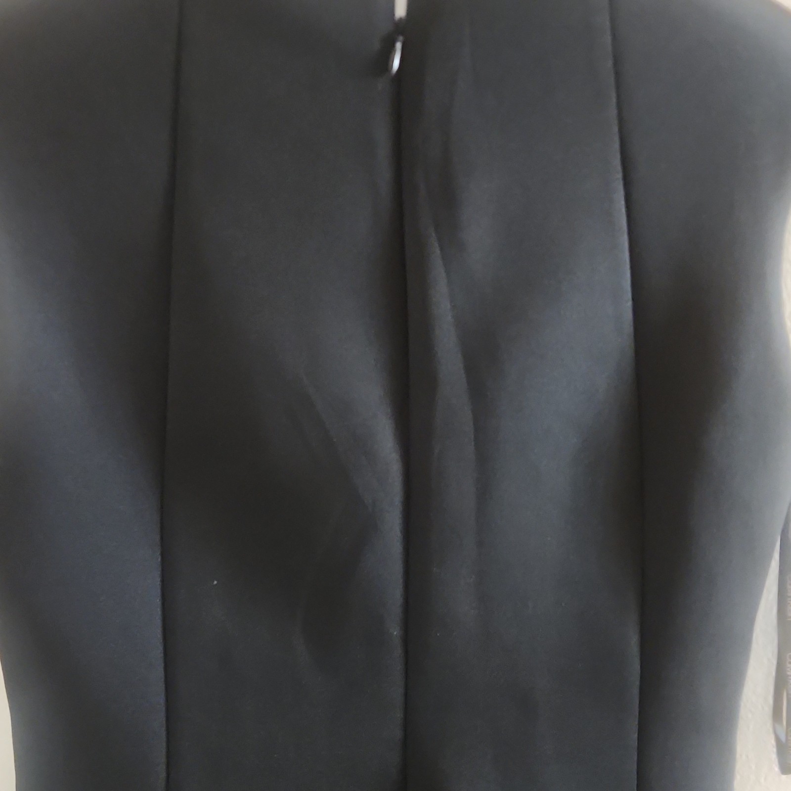 Calvin Klein Black Sheath Sleeveless Scoop Neck Chain Knee Dress Size 8