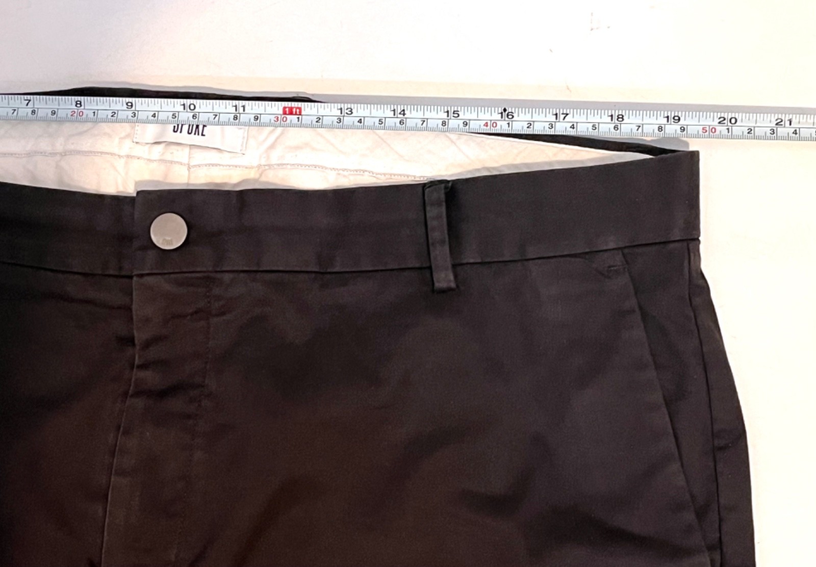 Spoke SHARPS Build B, WAIST 38 x L28″ Charcoal Grey 97% Cotton 3% Elastane