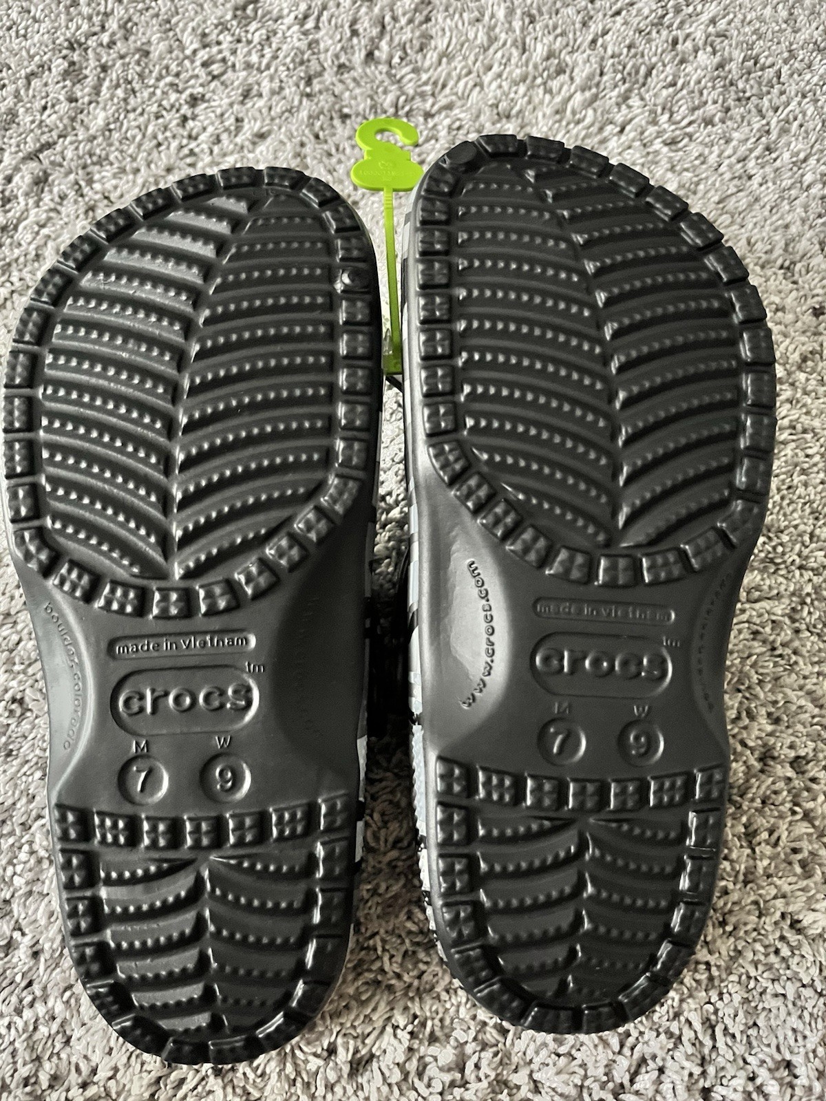 Gray Camo Crocs