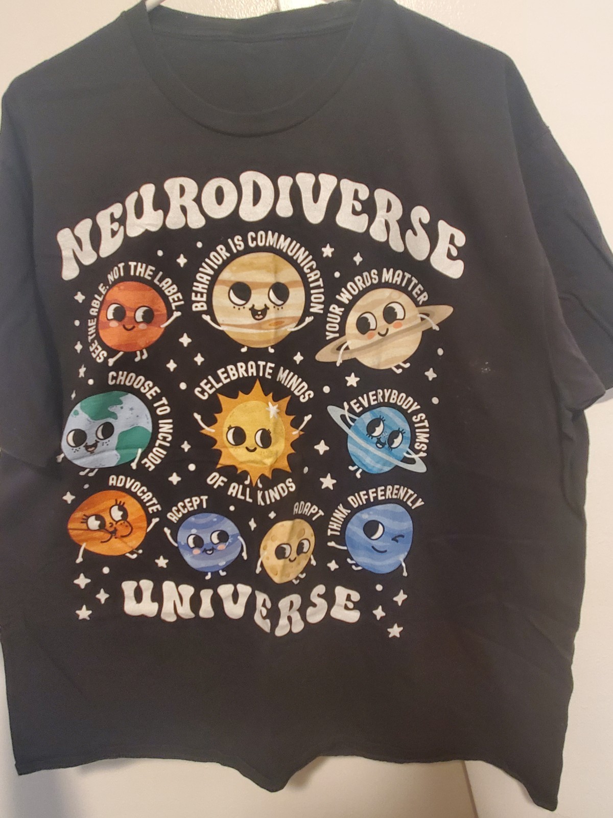 SPED Paraproffesional T Shirt Back to School Unisex Work Shirt Neurodiverse XL