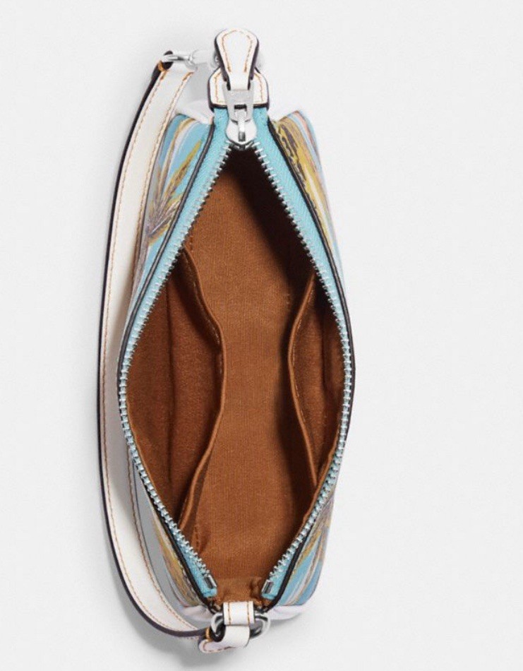 NWTCOACH Nolita 19 IN Canvas Leather With Hawaiian Print