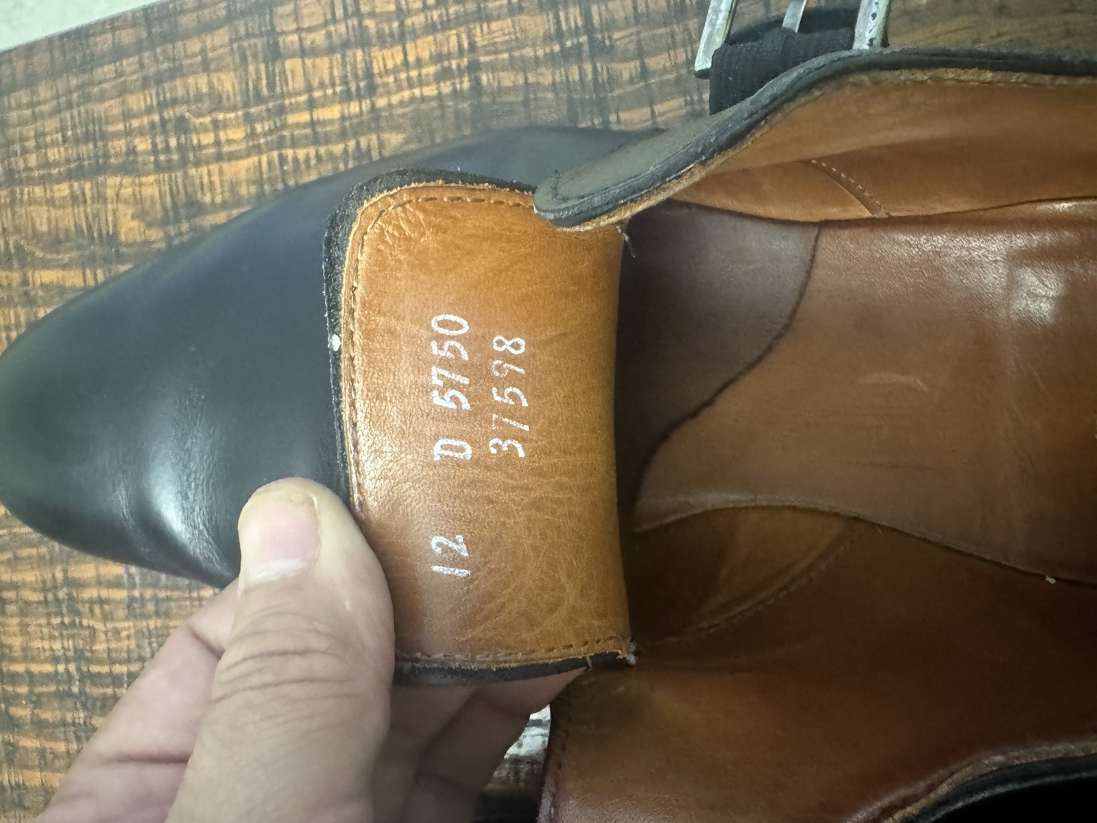 Allen Edmonds Black Leather Warwick Monk Strap Dress Shoes Men’s Size 12 D USA