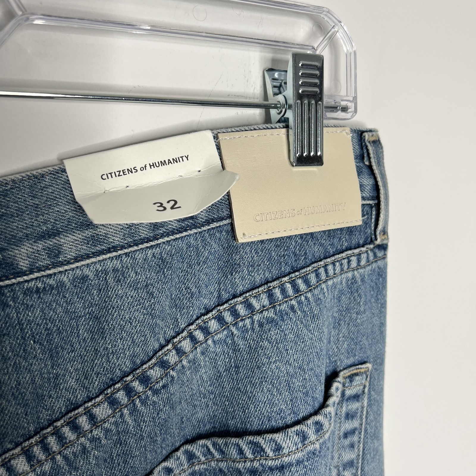 Citizens of Humanity Jeans Womens 32 Blue Maritza Pleated Trouser Wide Leg USA