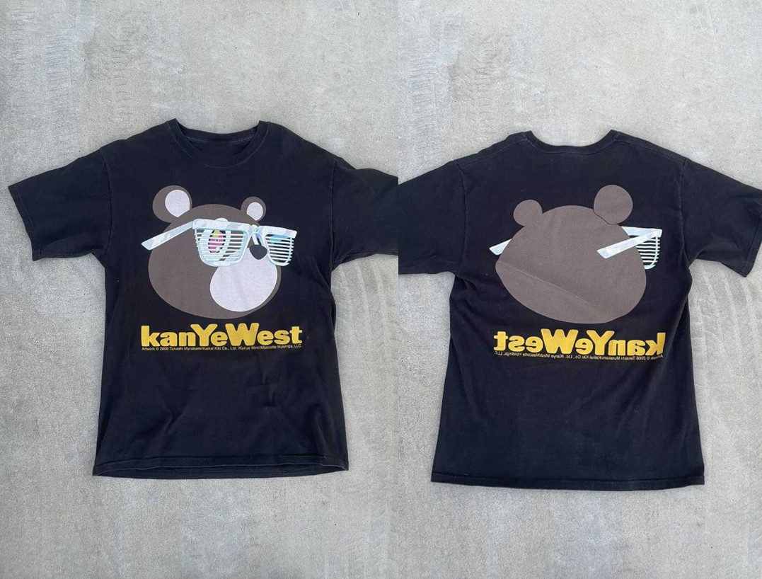 Kanye West Graduation Tour Cotton T-Shirt Full Size ED1043