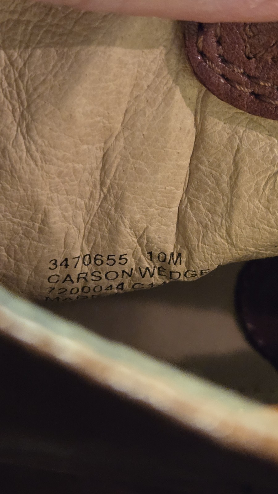 Frye Carson Wedge Bootie Boot Brown Leather Ankle Zip EUC size 10M