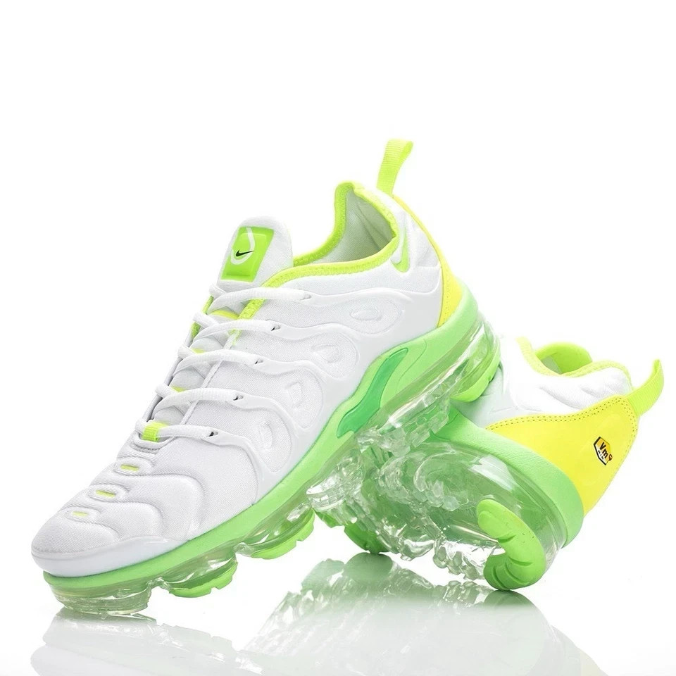 New Nike Vapormax Plus TN white and green men’s comfort shoes
