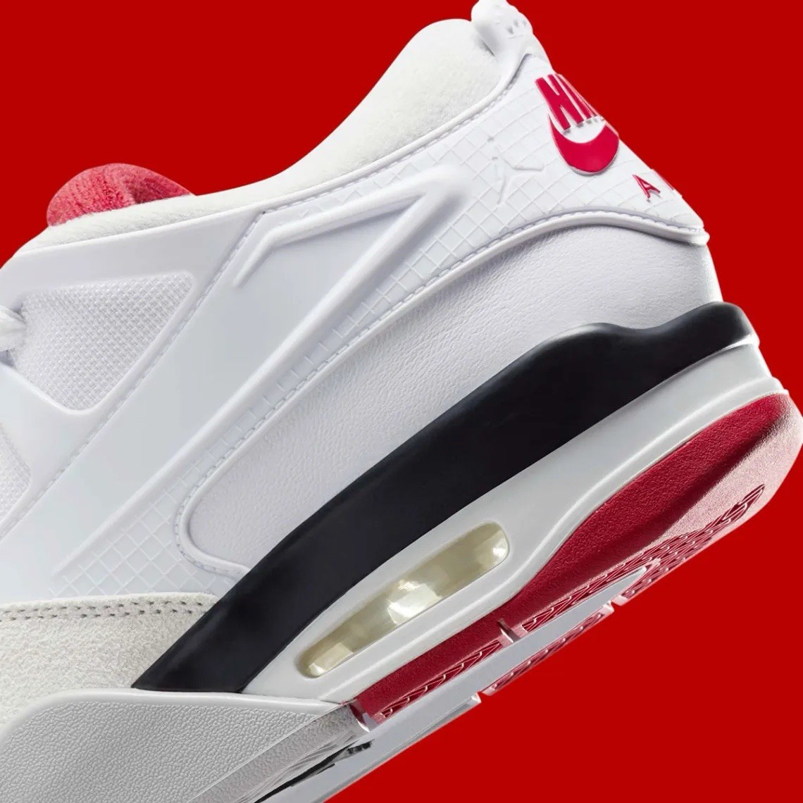 Nike Air Jordan 4 RM White Varsity Fire Red Black FQ7939-102 Men’s Sizes