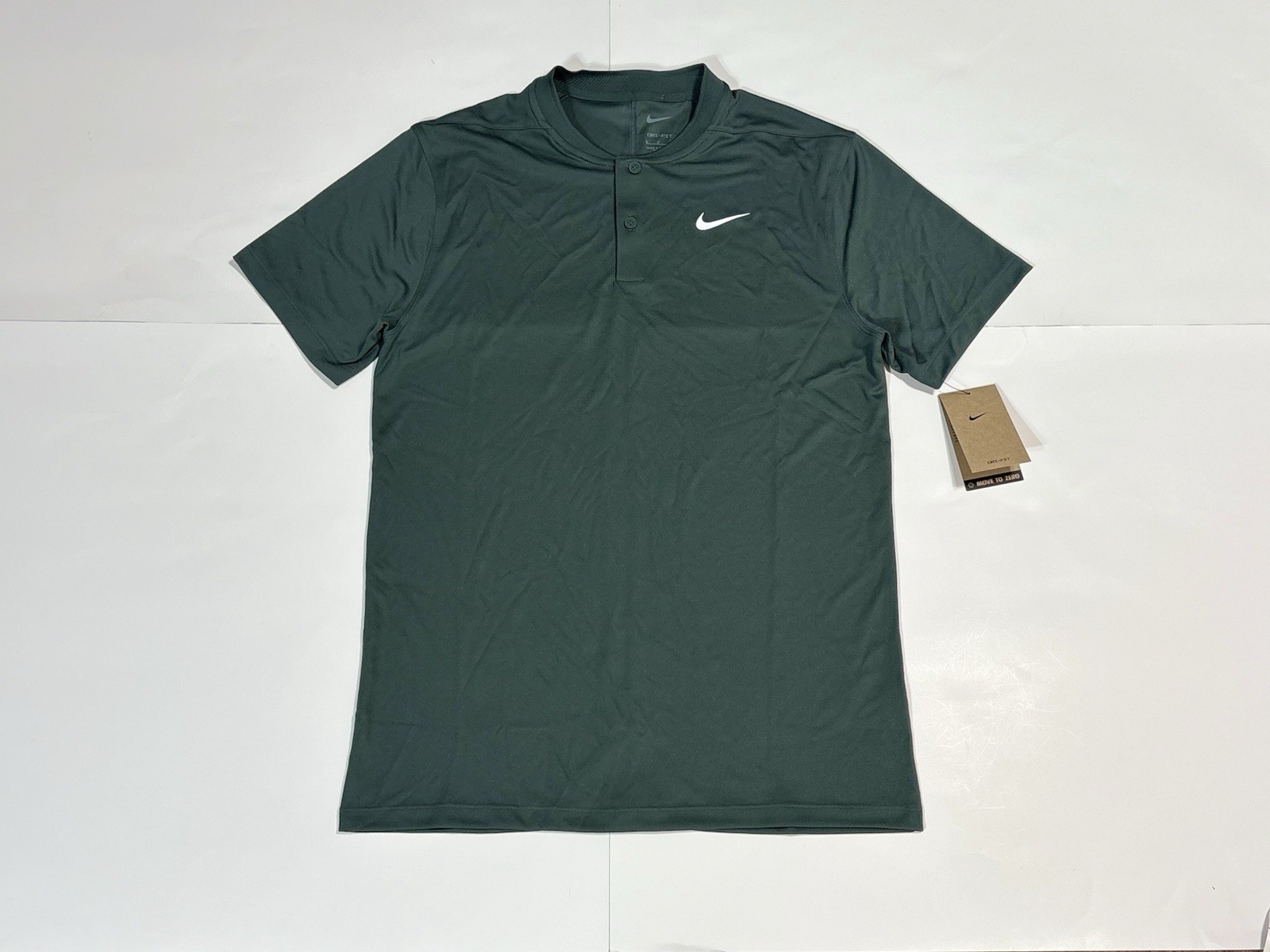 Nike Dri-FIT Victory Men’s Golf Polo Shirt Green Blade Collar DH0838-338 NEW