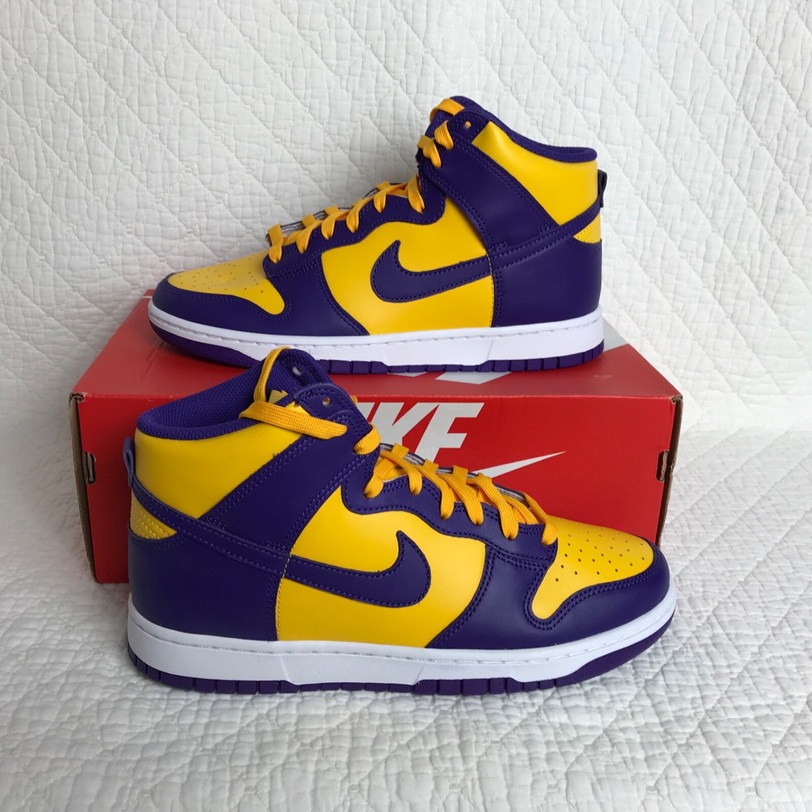 Nike Dunk High Retro Shoes Men’s SZ 9.5 Court Purple DD1399-500 NWB