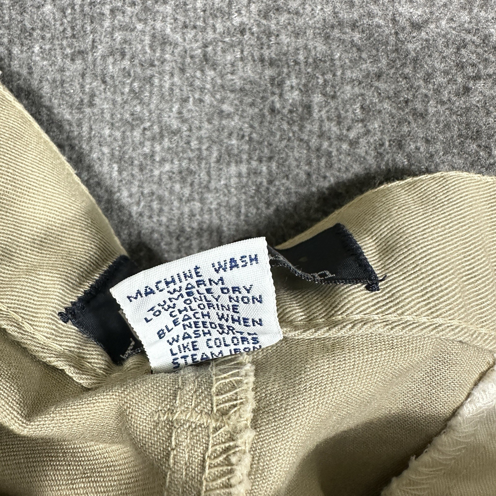 Vtg Polo Ralph Lauren 1967 Chino Pants Mens 34×36 Tall Khaki Tan Cotton Pleated