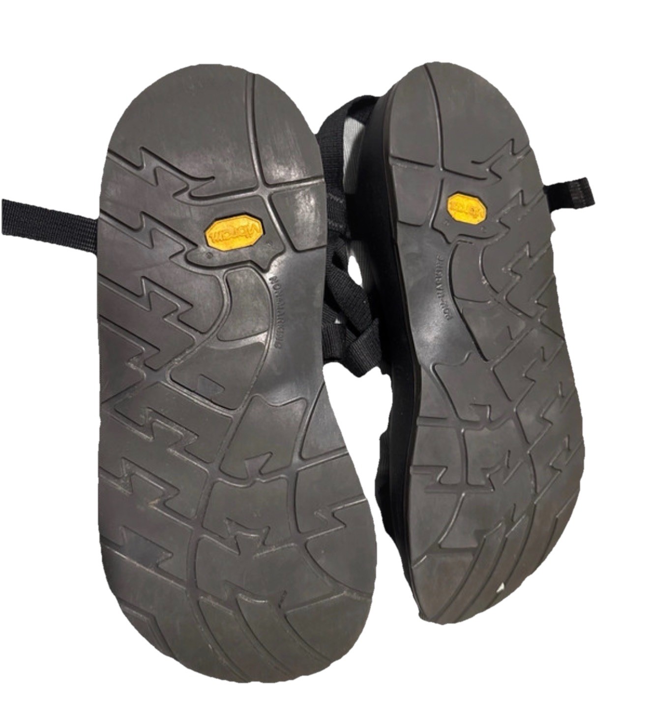 Chaco Men’s Black Adjustable Buckle Strap Sandals Rubber Sole US 10