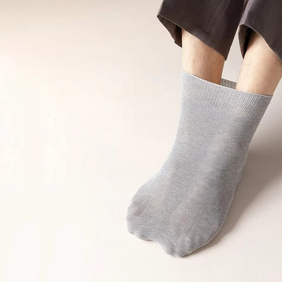 Men’s Diabetic Socks Non-Binding Comfort Breathable Socks For Elders & Fat Feet