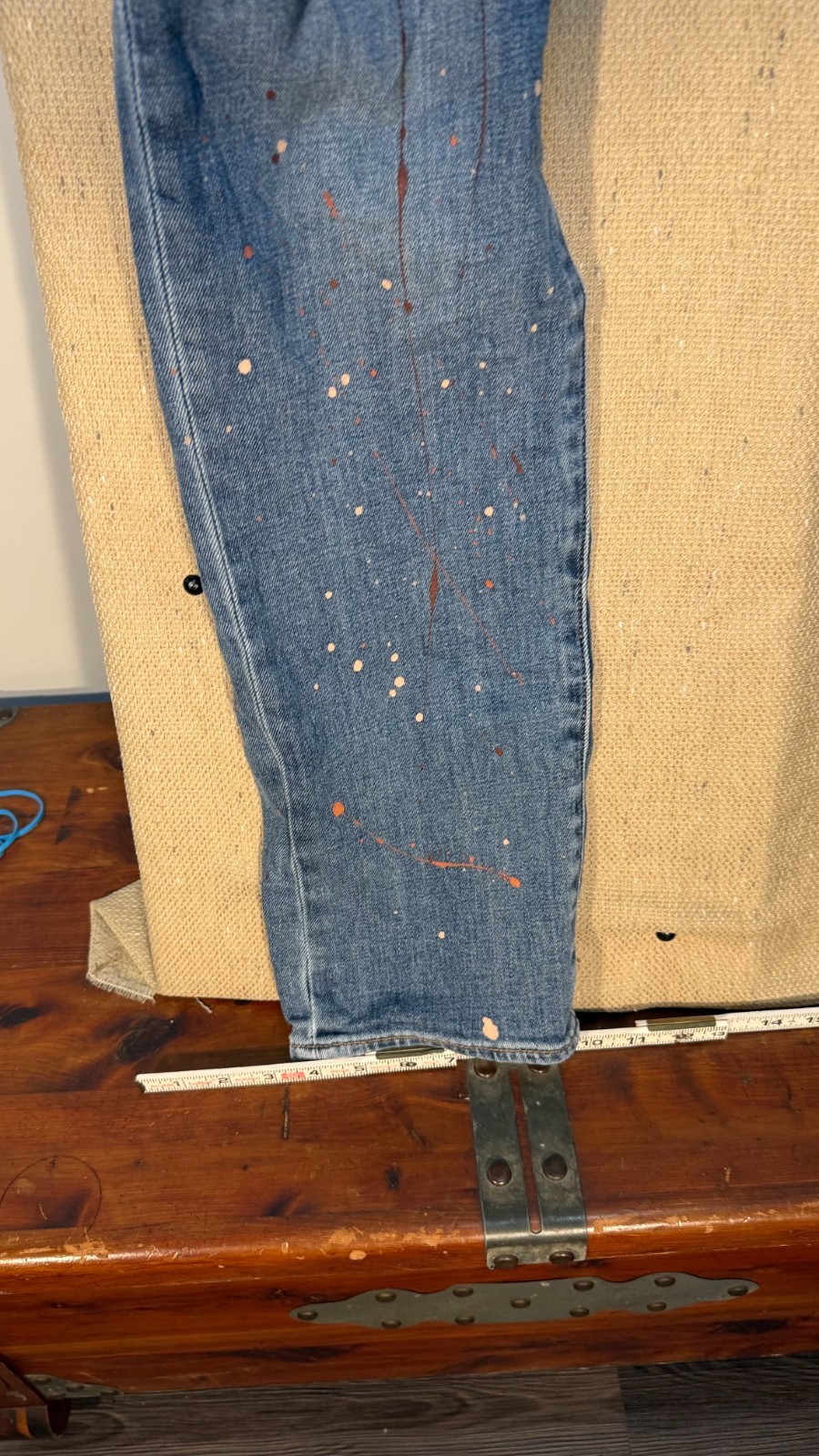 Levis 511 Jeans Lot 3 Pair Bundle 34×34 34×32 34×30 Distressed Paint