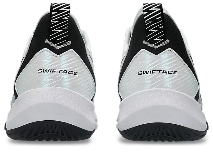 ASICS SWIFTACE 1063A114 100 White Black Basketball Shoes