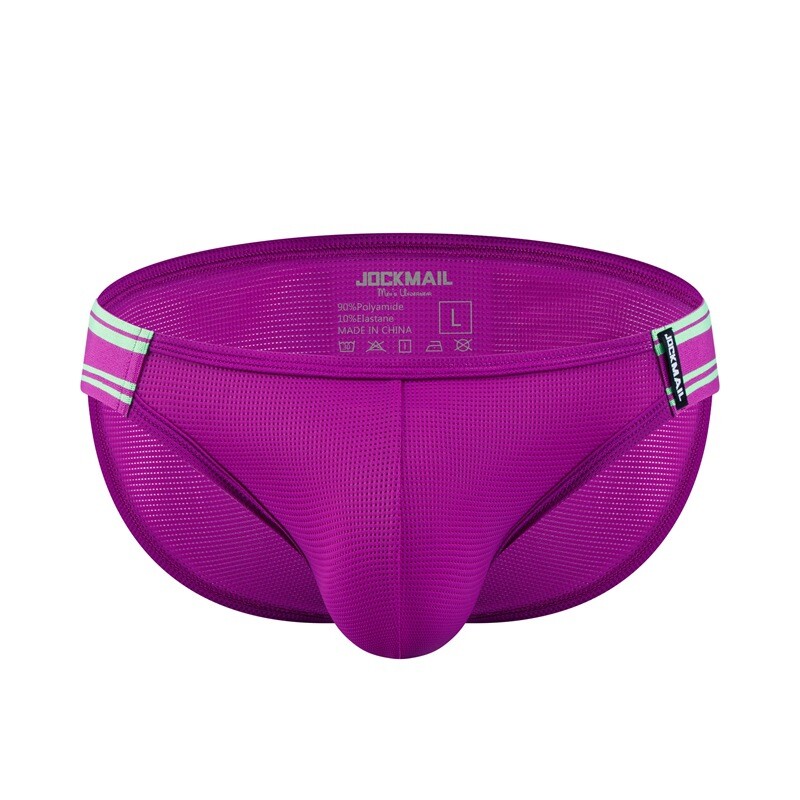 NEW JOCKMAIL Men’s Quick Drying Sports Fitness Briefs Mesh Breathable Underwear