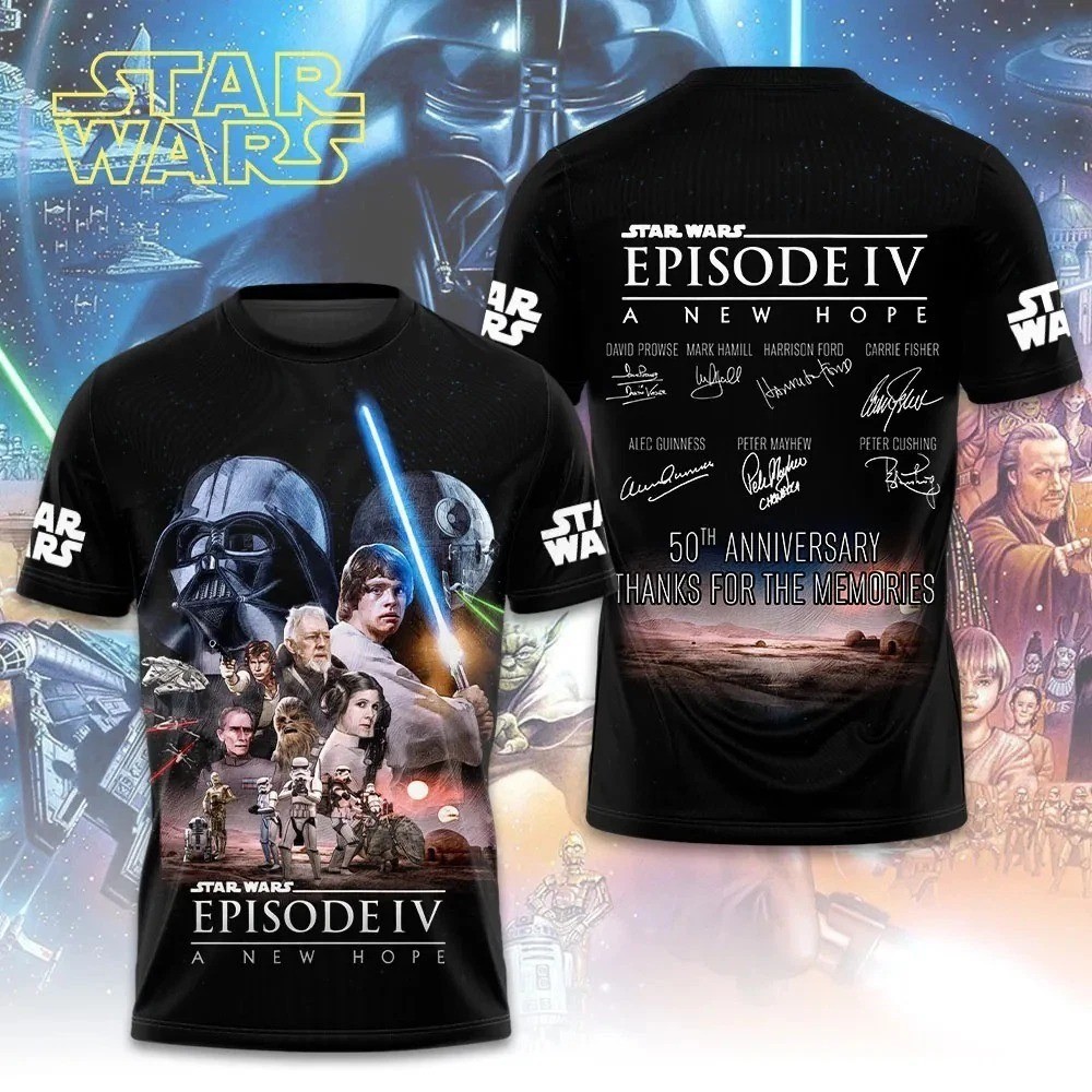 Star Wars Episode IV A New Hope 50th Anniversary T-shirt