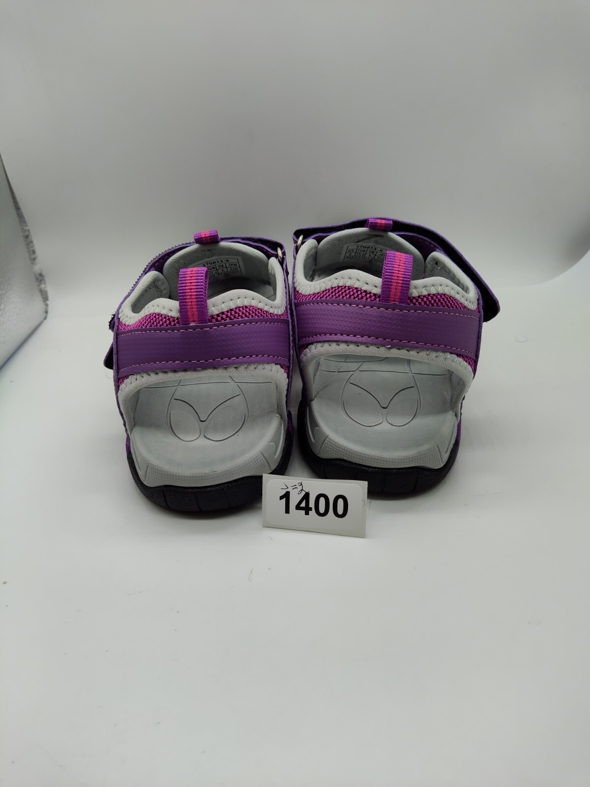 Dream Pairs Athletic Toddle Sandal Slippers Unisex Kids Purple/Gray Sz 2 #1400