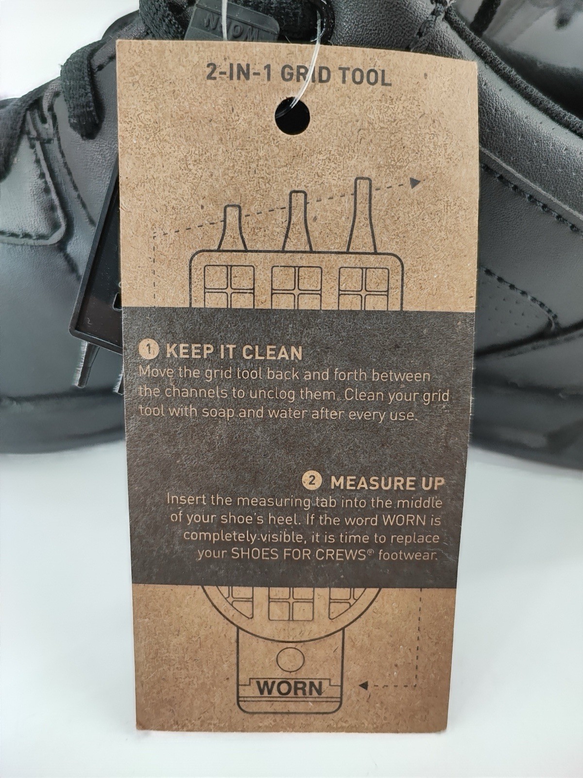 Shoes For Crews Men’s Freestyle II Work Black Sneaker Size 8 US