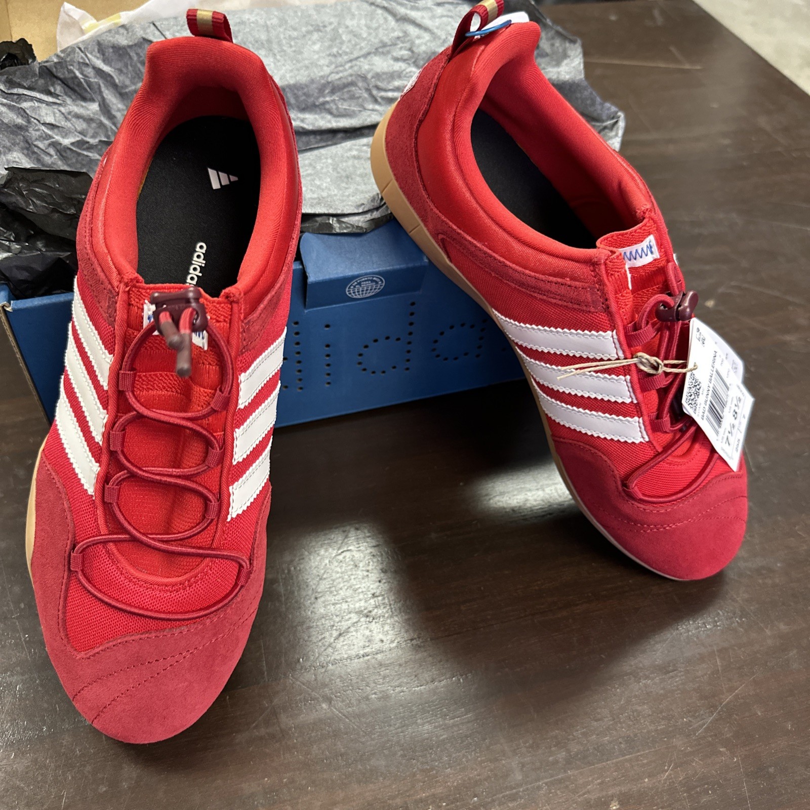 Men Sizes Adidas Ballerina Shoes ‘Bad Bunny Flamboyan’ KI7916
