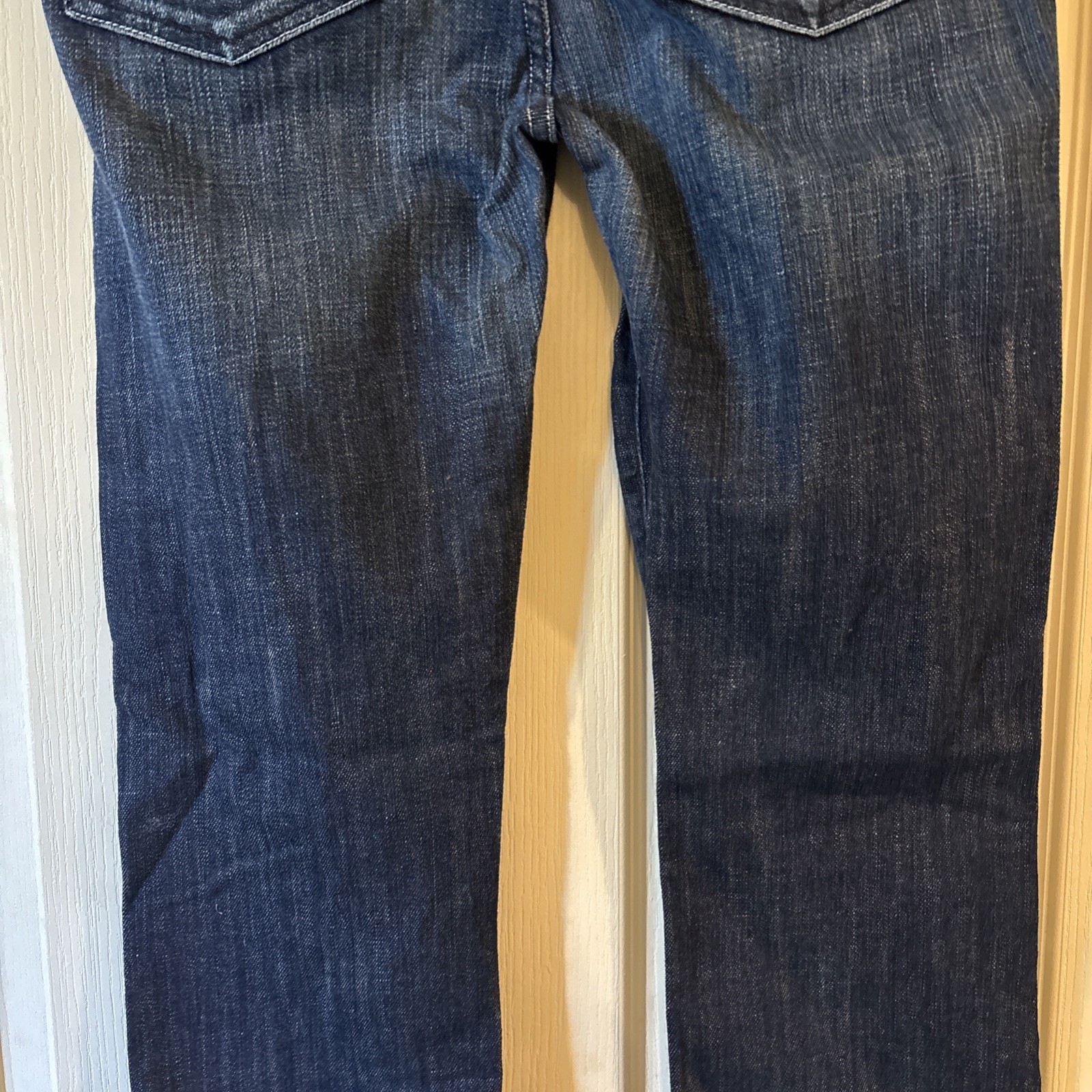 Vintage Rock & Republic Dark Blue Embellished Flare Jeans Women’s Size 29