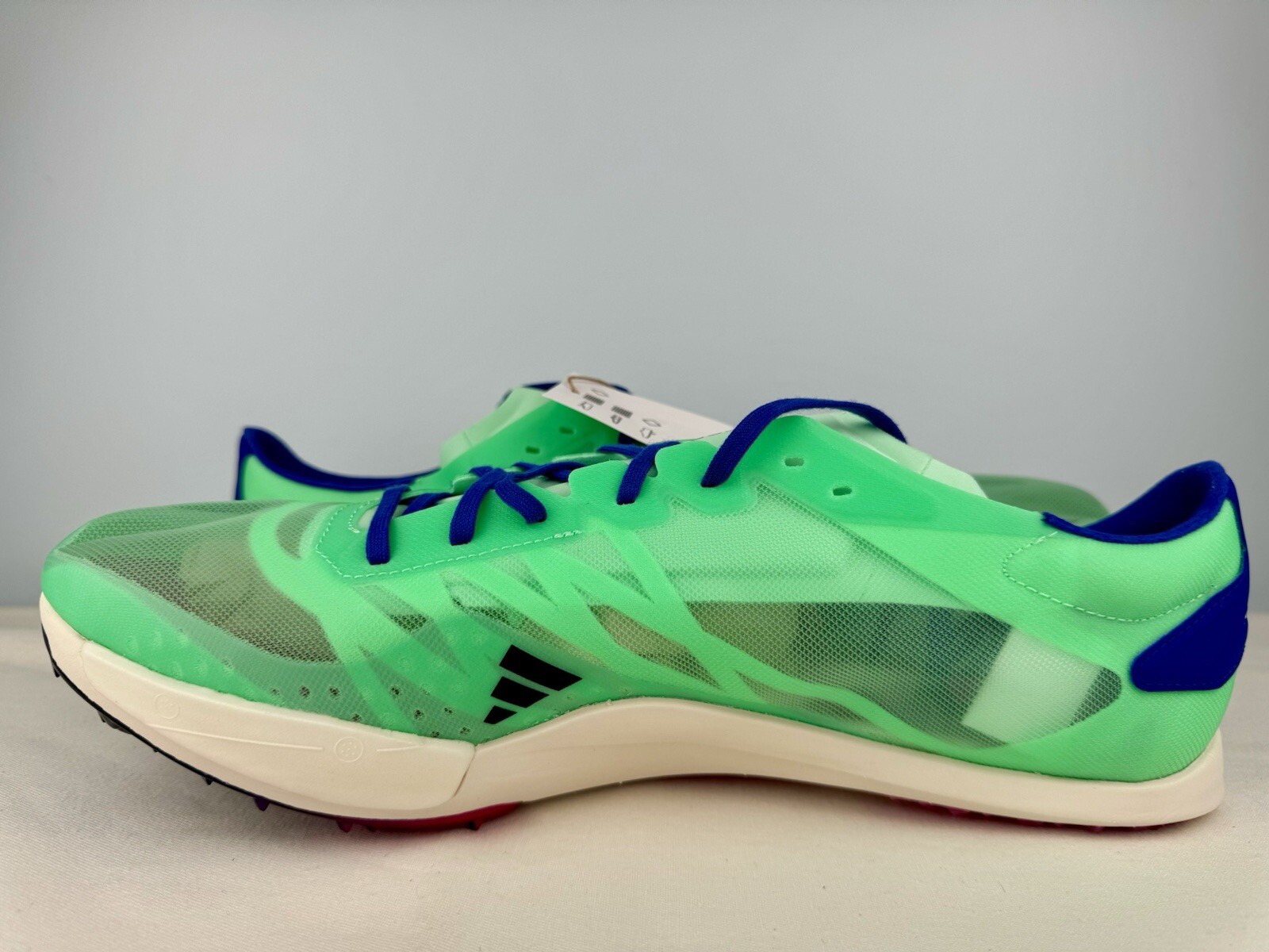 Adidas Adizero Ambition Unisex Spikes 800-1500m Green Men’s Size 13 With Spikes