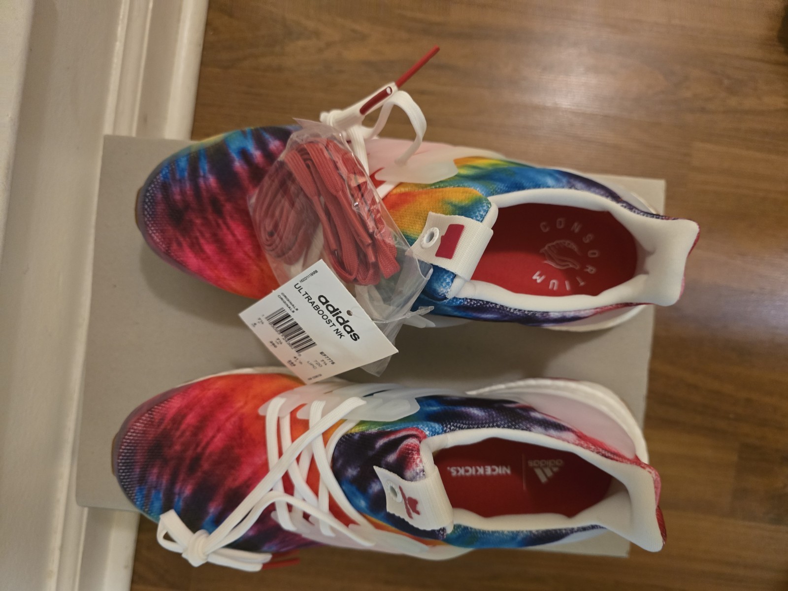Size 8 – Nice Kicks x adidas UltraBoost Consortium Woodstock – White